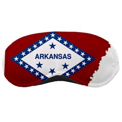 Flag Map Of Arkansas Sleeping Masks by abbeyz71