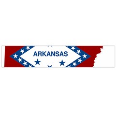 Flag Map Of Arkansas Large Flano Scarf  by abbeyz71