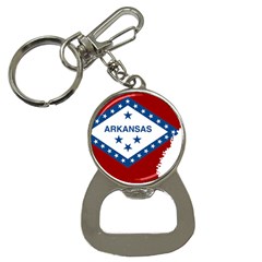 Flag Map Of Arkansas Bottle Opener Key Chains by abbeyz71