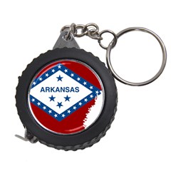 Flag Map Of Arkansas Measuring Tape by abbeyz71