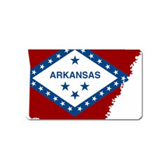 Flag Map Of Arkansas Magnet (name Card) by abbeyz71