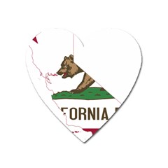 California Flag Map Heart Magnet by abbeyz71