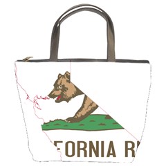 California Flag Map Bucket Bag by abbeyz71
