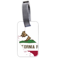 California Flag Map Luggage Tags (two Sides) by abbeyz71