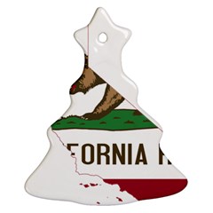 California Flag Map Ornament (christmas Tree)  by abbeyz71