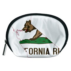 California Flag Map Accessory Pouch (medium) by abbeyz71