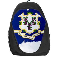 Flag Map Of Connecticut Backpack Bag