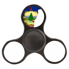 Flag Map Of Vermont Finger Spinner by abbeyz71