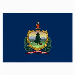 Flag Of Vermont Large Glasses Cloth (2-side) by abbeyz71