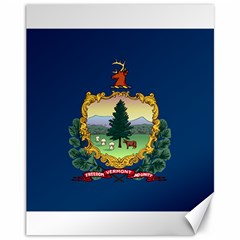 Flag Of Vermont Canvas 11  X 14  by abbeyz71