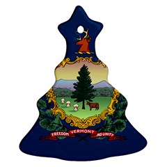 Flag Of Vermont Ornament (christmas Tree)  by abbeyz71