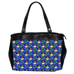 Frida Blue Oversize Office Handbag (2 Sides)