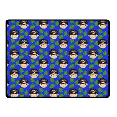 Frida Blue Fleece Blanket (small)