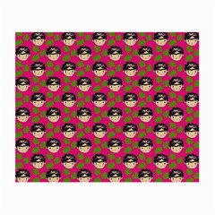 Frida Pink Small Glasses Cloth (2-side) by snowwhitegirl