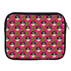 Frida Pink Apple Ipad 2/3/4 Zipper Cases by snowwhitegirl