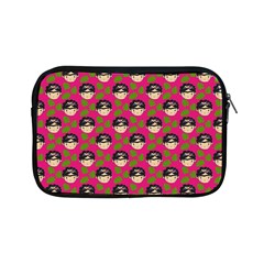 Frida Pink Apple Ipad Mini Zipper Cases by snowwhitegirl