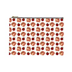 Pasta Pattern Cosmetic Bag (large)