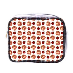 Pasta Pattern Mini Toiletries Bag (one Side)