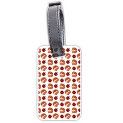 Pasta Pattern Luggage Tags (one Side) 