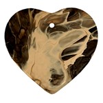 SMOKE ON WATER Heart Ornament (Two Sides) Back