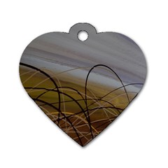 Static Dog Tag Heart (two Sides) by WILLBIRDWELL