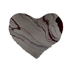 Wine 2 Standard 16  Premium Heart Shape Cushions by WILLBIRDWELL