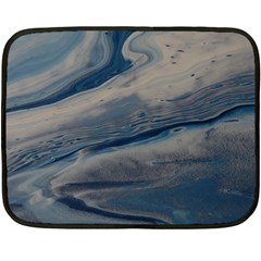 Blue Ice 2 Fleece Blanket (mini) by WILLBIRDWELL