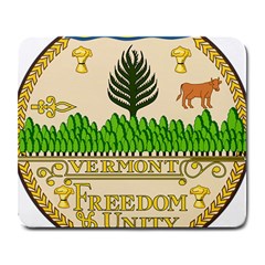 Great Seal Of Vermont Large Mousepads by abbeyz71
