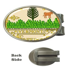 Great Seal Of Vermont Money Clips (oval)  by abbeyz71