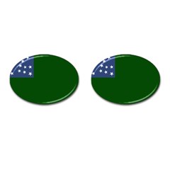 Flag Of Vermont Republic, 1777-1791 Cufflinks (oval) by abbeyz71