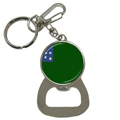 Flag Of Vermont Republic, 1777-1791 Bottle Opener Key Chains by abbeyz71