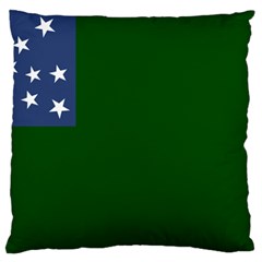 Flag Of Vermont Republic, 1777-1791 Standard Flano Cushion Case (one Side) by abbeyz71