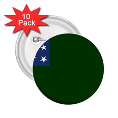 Flag Of The Green Mountain Boys 2 25  Buttons (10 Pack)  by abbeyz71