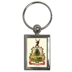 Coat Of Arms Of Vermont Key Chains (rectangle)  by abbeyz71