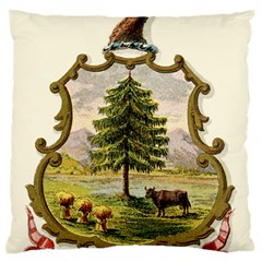 Coat Of Arms Of Vermont Large Flano Cushion Case (two Sides) by abbeyz71