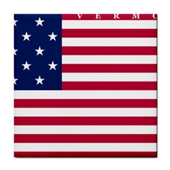 Flag Of Vermont, 1804-1837 Tile Coasters by abbeyz71