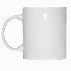 Flag Map of Florida  White Mugs