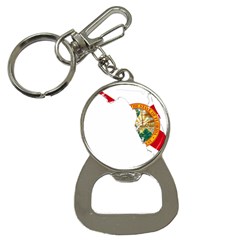 Flag Map of Florida  Bottle Opener Key Chains