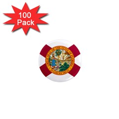 Flag Of Florida 1  Mini Magnets (100 Pack)  by abbeyz71