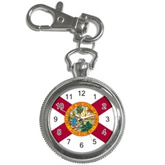Flag Of Florida Key Chain Watches by abbeyz71