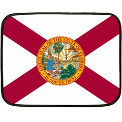 Flag Of Florida Fleece Blanket (mini) by abbeyz71