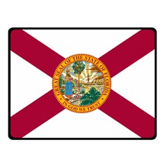 Flag Of Florida Double Sided Fleece Blanket (small)  by abbeyz71