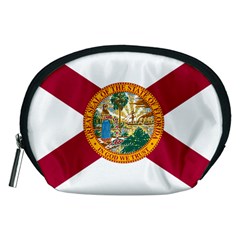 Flag Of Florida Accessory Pouch (medium) by abbeyz71