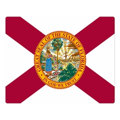 Flag Of Florida Double Sided Flano Blanket (large)  by abbeyz71