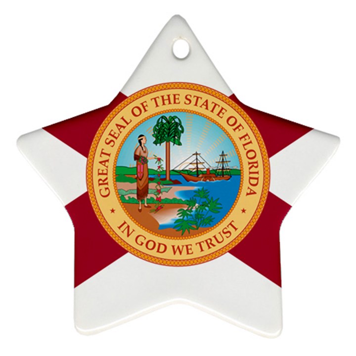Flag of Florida, 1900-1985 Ornament (Star)