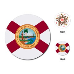 Flag of Florida, 1900-1985 Playing Cards (Round)