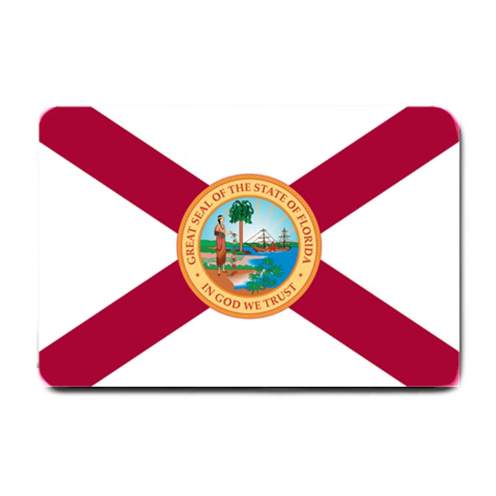 Flag of Florida, 1900-1985 Small Doormat 