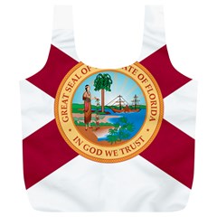 Flag Of Florida, 1900-1985 Full Print Recycle Bag (xl) by abbeyz71