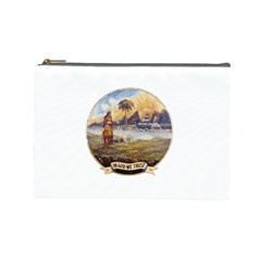 Flag Of Florida, 1868-1900 Cosmetic Bag (large) by abbeyz71