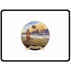 Flag Of Florida, 1868-1900 Fleece Blanket (large)  by abbeyz71